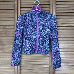 Ivivva Lululemon Barbie core Full-Zip Athletic Tech Track Jacket Girls-Size 6